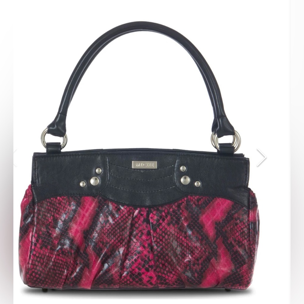 New miche Veronica shell pink snakeskin cover convertible classic bag NWT NIB